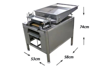 50kg/heure Nouveau type de vente comme des petits gâteaux chauds Petit décortiqueur/éplucheur d'oeufs de caille automatique en acier inoxydable