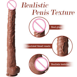 Umweltfreundlicher, 100% Wasserdichter, Weicher und Flexibler Masturbator für Männer und Frauen, Großer Dicker <span class=keywords><strong>Dildo</strong></span> mit Versand aus US-Lager Inklusive - Product Image 4