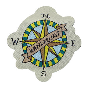 シャープなロゴときちんとしたステッチで高解像度の織りパッチ - Product Image 2