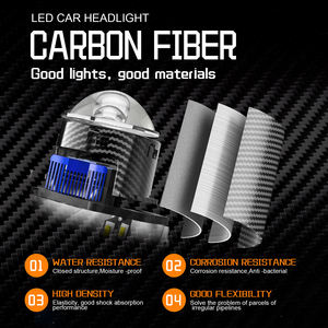 Xitem เครื่องฉายแสงเลเซอร์แบบ Bi <span class=keywords><strong>LED</strong></span> 160W 6000K 20000LM 3นิ้วไฟหน้ารถยนต์พร้อมไฟแอลอีดีแสงสูงต่ำเลนส์โปรเจคเตอร์ - Product Image 4