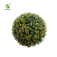 Boules d'herbe de plantes artificielles Greenmeta décoratives haute Performance pour la livraison directe d'usine Excellente pour les décorations