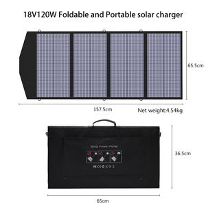 Allclaire — chargeur de panneau solaire pliable, <span class=keywords><strong>120W</strong></span>, hors réseau complet - Product Image 3