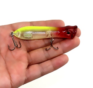 Hengjia Popper Fishhooks <span class=keywords><strong>Stickbait</strong></span> 8CM 11G <span class=keywords><strong>Leurre</strong></span> de pêche flottant - Product Image 6