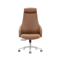 Mobilier de bureau de direction Hauteur réglable Pivot Commercial Luxe Moderne Cuir Patron Chaise de bureau