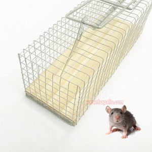 Trampa de jaula de malla metálica para ratas y ratones, apta para interiores y exteriores, de captura viva y respetuosa con las mascotas. - Product Image 3