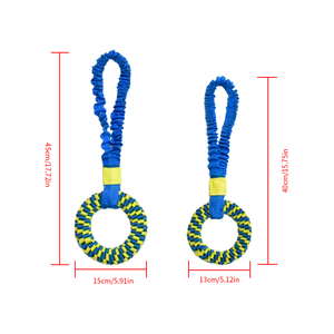 Kangdarpet Modern lüks interaktif köpek römorkör oyuncak kauçuk ve PP Polyester diş çiğnemek için kapalı/açık oyun ve eğitim - Product Image 5