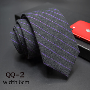 Cina Tie Produttore di Lusso Cravate di Lino Misto Lana <span class=keywords><strong>Cravatta</strong></span> <span class=keywords><strong>Uomo</strong></span> <span class=keywords><strong>Slim</strong></span> 6 centimetri <span class=keywords><strong>Cravatta</strong></span> - Product Image 3