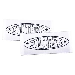 Étiquettes tissées personnalisées en gros pour chapeaux, étiquettes tissées autocollantes pour vêtements - Product Image 3