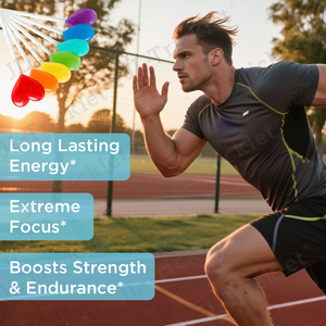 โมโนไฮเดรตพลังงานกัมมี่ครีเอตินอมยิ้มสำหรับการเจริญเติบโตของกล้ามเนื้ออมยิ้มก่อนออกกำลังกายอาหารเสริมครีเอทีน - Product Image 5