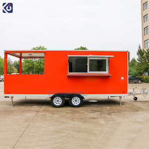 CAMPTRL Remolque de Comida Móvil de Diseño Personalizado de Lujo, Contenedor de Comida, Camión de Comida, Kiosco de Comida Rápida para Tacos, Hot Dogs y Helados - Product Image 3