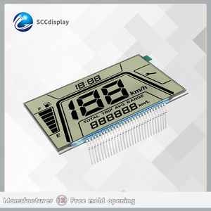 Tiêu chuẩn cao tùy chỉnh sjxdgw054 chống chói xe máy <span class=keywords><strong>LCD</strong></span> <span class=keywords><strong>7</strong></span>-đoạn HTN tích cực Màn hình hiển thị kim loại pins nhiệt độ rộng - Product Image 5