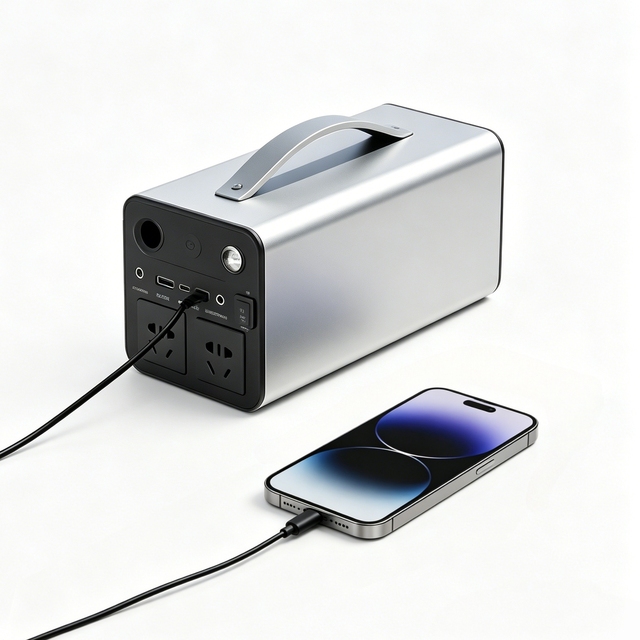 Portable Emergency Lithium-Ion Power Station with Pure Sine-Wave 1000W 2000WH for US/EU/JP MPPT