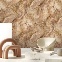 Papier peint mural vagues océaniques, papier peint mural en marbre mat, papier peint PVC, décoration intérieure 3D