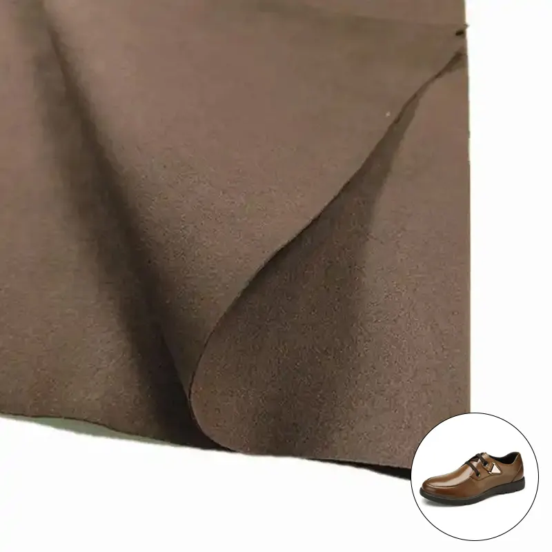 ICRO-materiales de fabricación de zapatos, tela de gamuza de microfibra para forros de zapatos, transpirabilidad