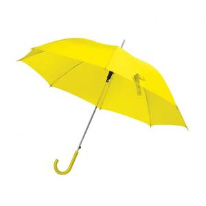 Parasol de plage avec poignée en PVC jaune pour usage extérieur - Product Image 1