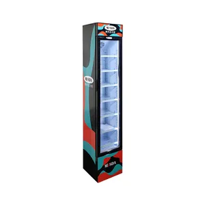 Meisda SC105B 105L refrigerador de uso doméstico refrigerador vertical de temperatura única CE R134A R600A refrigerante 0-10 temperatura