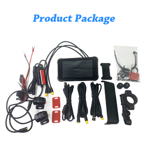 Audiosources 5 Inch Xe Máy Màn Hình Với Dash Máy Ảnh <span class=keywords><strong>Tpms</strong></span> Không Dây Carplay Android Auto GPS Navigation Cho Xe Máy - Product Image 6