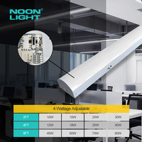 Suspension LED linéaire moderne pour îlot de cuisine et table à manger, luminaire suspendu en aluminium
