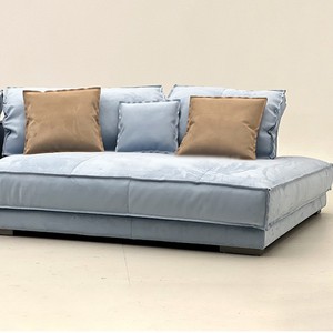 L Shape Frosted Fabric <b>Sofa</b> With <b>Foam</b> Filling For Living Room Large Size Upholstered Corner Design - Product Image 2