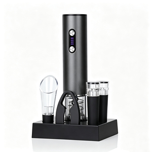 Meilleures ventes - Coffret cadeau d'ouvre-bouteille électrique miniature rechargeable avec base de rangement - Ouvre-bouteille à vin - Product Image 2
