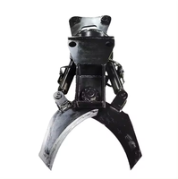 Mini-excavatrice rotative, cisailles hydrauliques pour arbres, cisailles pour l'élagage des arbres hauts, cisailles pour arbres, cisailles pour bambou
