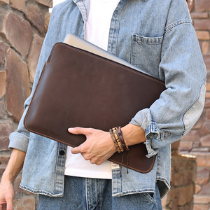 กระเป๋าใส่แล็ปท็อป Joyir ขนาด 14 นิ้ว ทำจากหนังแท้ สำหรับ MacBook Pro Air - Product Image 3