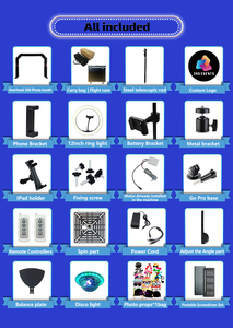 10 kişilik güç banka etiketi için Led ışıkları ile yeni hafif havai 360 fotoğraf kabini - Product Image 6