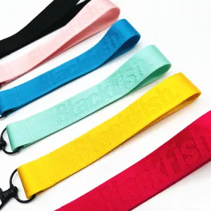 2023 Kualitas Tinggi Gantungan Kunci Pemegang Tali Pergelangan Tangan Tali Nilon Gelang Lanyard untuk Dompet Telepon