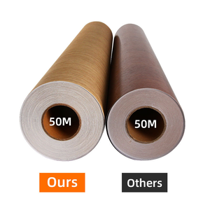 Papier peint auto-adhésif en bois pour la décoration de la maison, <span class=keywords><strong>film</strong></span> décoratif pour meubles, autocollant mural épais, <span class=keywords><strong>prix</strong></span> d'usine - Product Image 4