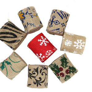 Jute Bag <strong>Ribbons</strong> Jute <strong>Burlap</strong> Hessian Chair <strong>Ribbon</strong> Sash With Lace Jute <strong>Burlap</strong> Rolls Hessian <strong>Ribbon</strong> - Product Image 6