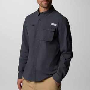 Camisa de pesca de poliéster con botones, impermeable, con capucha, estampado hawaiano extra grande, de alta calidad, MOQ bajo, venta al por mayor. - Product Image 3