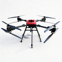 Drones de lutte contre les incendies à charge utile lourde, UAV de sauvetage d'urgence, plateforme industrielle à longue autonomie
