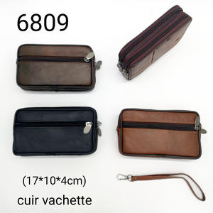 Pochette 6809 en cuir véritable, sac à main de luxe de créateur pour les occasions spéciales et les événements du soir - Product Image 1