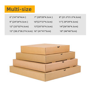 JiJiD – boîte à Pizza personnalisée bon marché de différentes tailles avec Logo, boîte à Pizza personnalisée ondulée, boîtes à Pizza en gros - Product Image 2