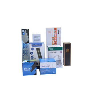 Boîte d'emballage cosmétique personnalisée Hezhuo 200x100x100mm en carton blanc pliable avec tiroir et impression de logo, emballage général - Product Image 1