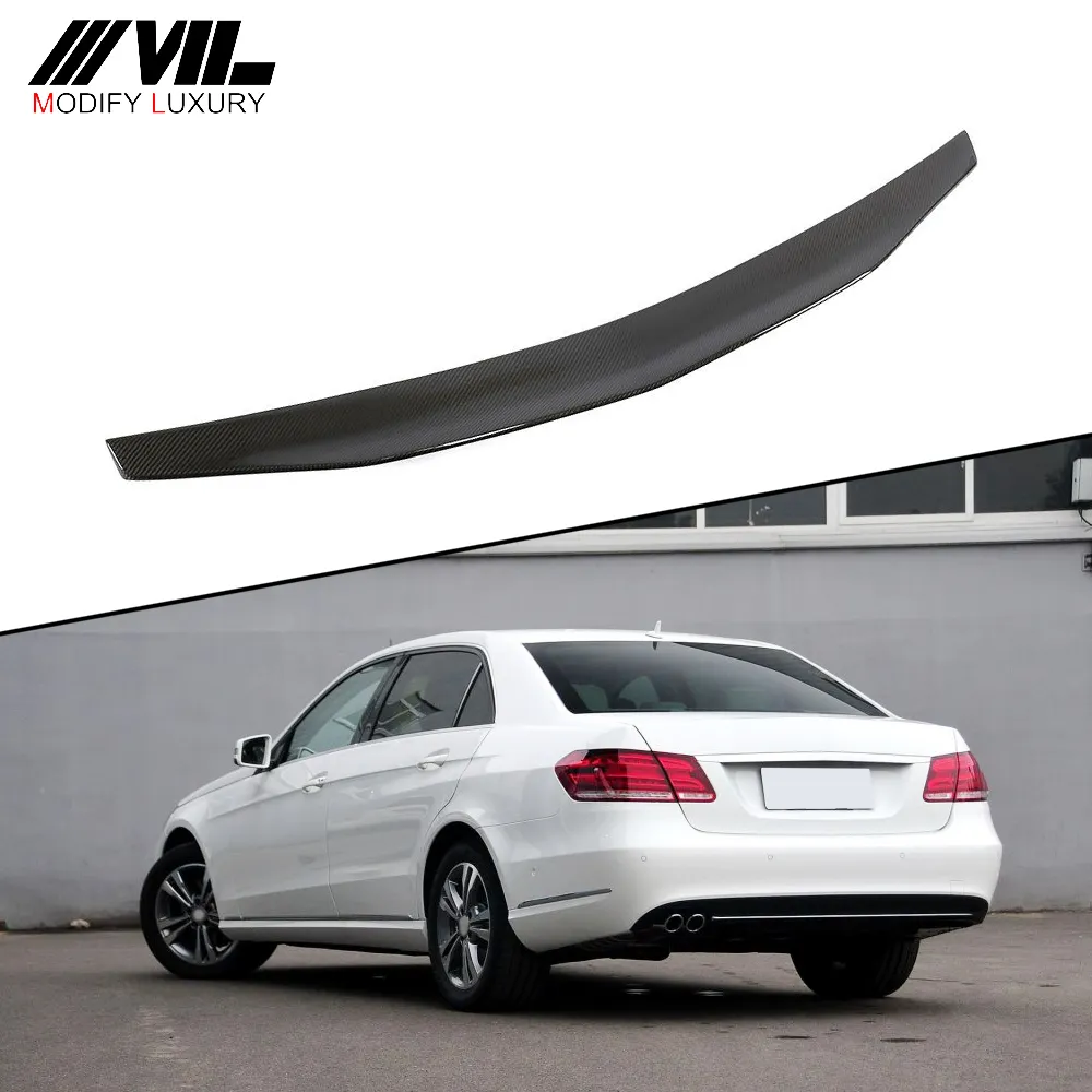 Fiber De carbone Spoiler de Coffre pour Mercedes benz W212 E250 E350 E550 Berline E63 AMG 2010-2014