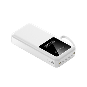 Thiết kế mới ngân hàng điện 20000mAh được xây dựng trong 4 dây cáp điện thoại chủ LED hiển thị sạc di động với đèn pin 2A sạc nhanh - Product Image 2