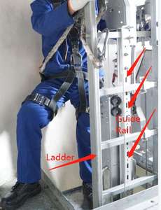 सिंगल मैन चढ़ाई लिफ्ट हवा टावर के लिए चढ़ाई नि: शुल्क टरबाइन - Product Image 5