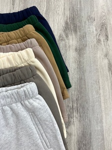 Pantalones cortos de <span class=keywords><strong>mujer</strong></span> con logotipo personalizado, forro polar de algodón, grosor suave con bolsillos, ropa de salón, pantalones cortos de <span class=keywords><strong>mujer</strong></span> <span class=keywords><strong>Cargo</strong></span> - Product Image 2