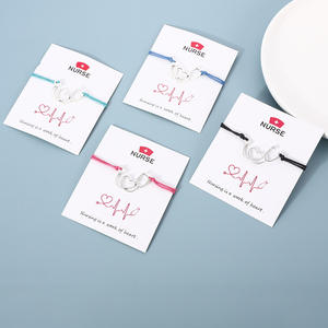 Produttore dentista igiene dentale igienista OT PT terapia EMT emergenza medica LPN infermiere cura stetoscopio ciondolo braccialetto - Product Image 2