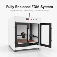 Imprimante 3D FDM industrielle à cadre rigide, rails de guidage linéaires, grande chambre fermée, automatique, USB, haute vitesse, nouvelle, garantie 1 an