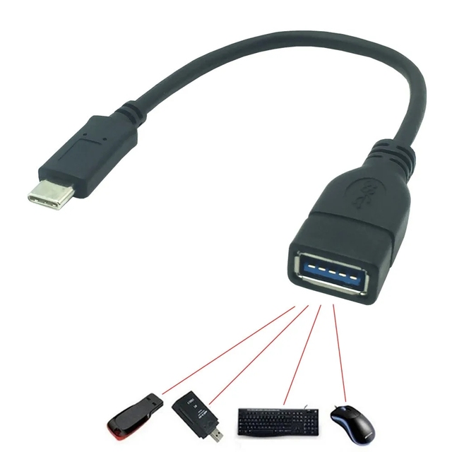 USB 3.1 OTG Cable Adapter Type C to USB 3.0 Female for Oneplus 7Pro Xiaomi Redmi Note7 Aux Nokia Galaxy Etc Adapter Usb Type C