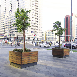 Macetas rectangulares extra grandes para árboles, macetas <span class=keywords><strong>de</strong></span> <span class=keywords><strong>madera</strong></span> para jardín, maceta <span class=keywords><strong>alta</strong></span> para exteriores - Product Image 2