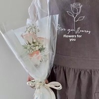 Buket Bunga Sabun Buatan - Mawar Biru Es yang Dihancurkan, Hadiah Hari Valentine untuknya, Bunga Kering Awet dari Cina