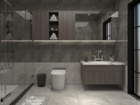 Grand miroir toilette vanité unité de vanité avec lavabo salle de bains armoire murale