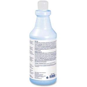 Estante de almacenamiento con cerradura Boardwalk de 1 nivel para botellas de limpiador PDC de 3 litros, 24 ancho x 10 profundo x 12 alto, negro, para limpiadores comerciales - Product Image 2