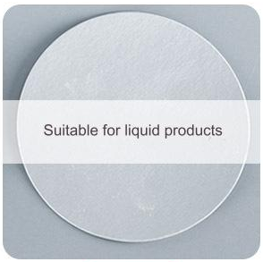 ขวดใส + ปะเก็นอลูมิเนียมฟอยล์