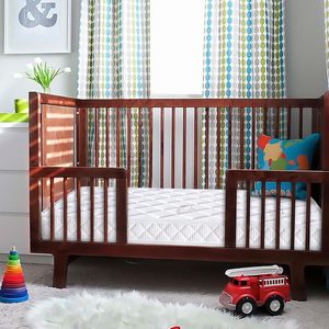Thoáng khí Quilted Nệm ngủ bé Lounger nôi Nệm Oeko-Tex không thấm nước bọt xốp Nệm Pad cho bé playpen - Product Image 3