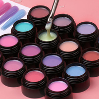 Produits neufs d'usine Gel à ongles semi-permanent UV Extension Couleurs fraîches de macaron Gel dur coloré B Uilder Séchage en 60s