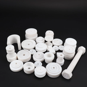 Piezas Mecanizadas de Plástico Aislante Resistentes al Desgaste de Precisión, Piezas Industriales No Estándar de <span class=keywords><strong>PTFE</strong></span> con Formas Especiales - Product Image 2